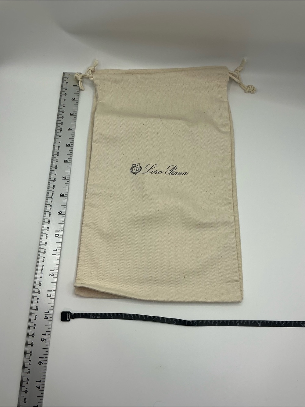 NEW Loro Piana Drawstring Dust Bag fit shoes size 38-39(8-9US)